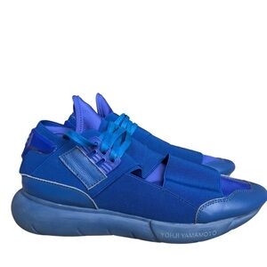 Y-3 Qasa High Yohji Yamamoto Blue Sneakers Mens 5.5